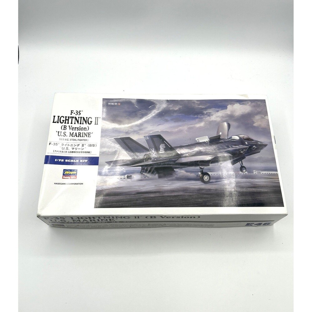 Hasegawa F-35 Lightning II (B Version) U.S. Marine 1/72 Scale Model Kit E46 NOB